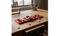 Woodworking Guide Rail Square with Clamping Levers Compatible Accessory