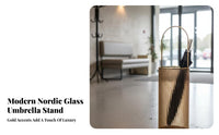 Freestanding Umbrella Rack Nordic Design Freestanding Umbrella Rack with Handle Storage Container Light Luxury Design Decorative