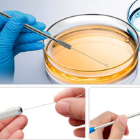10 Pieces Glass Culture Dish with Lid Heat Resistant Glass Culture Dish Low Expansion Rate Glassware for Microbiologists, Research Facility