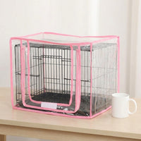 Transparent EVA Bird Cage Cover, Zippered Birdcage Cover for Guinea Pig, Warm Windproof Outdoor and Indoor Pet Cage Layer