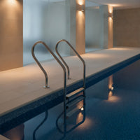 Stainless Steel Pool Ladder Anti-Skid Pool Ladder with Handrails Rust-Resistant