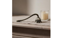 Long Handle Candle Wick Smotherer Prevents Smoke & Beeswax Spatter Decorative Candle Wick Smotherer Enamel Finish