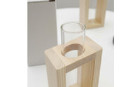 Minimalist Design Test Tube Propagation Station Functional & Decorative Hydroponic Desktop Planter No Assembly Needed Geometric Desktop Planter Easy to Clean for Bookshelf