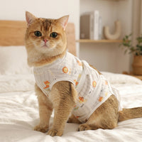 Cat Neutering Suit, Breathable Post Surgery Clothing with Tie Closure, Full Body Recovery Wear for After Surgery
