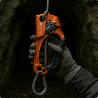 Aluminum-Aluminum-Alloy Alloy Right-Hand Ascender Hot-Forged Hand Ascender Textured Rubber Grip