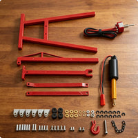 1/10 Scale Garage Set Rc Engine Hoist Easy Assembly Rc Engine Crane for Workshop Scene