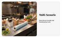 Mini Stretch Wrap Roll High Stretchability Stretch Wrap Film PE Close Ing Film Strong Adhesion Auto-Adhering for Storage
