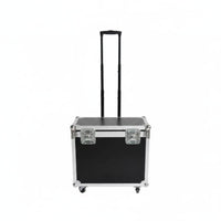 Large Capacity Trolley Tool Case Shock Absorbing Foam Rolling Tool Case Custom Size Toolbox Telescopic Handle for Laboratory, Travel
