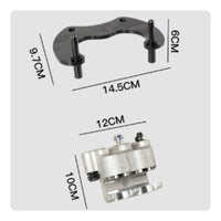 Brake Calipers with Brackets More Braking Force Hardware for Mechanics, off-Road, Trail Riding