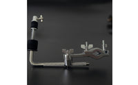 Drum Hardware Extension Clamp Knurled Drum Clamp with L-Rod Adjustable Percussion Holder for Drummers, Percussionists, Stage, Rehearsal Rooms