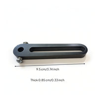 DIY-Friendly Slotted Rocker Arm Machined Metal Linkage Bar Adjustable Replacement Glider Bracket Hardwearing for DIYers, Hobbyists, Machinery Repair