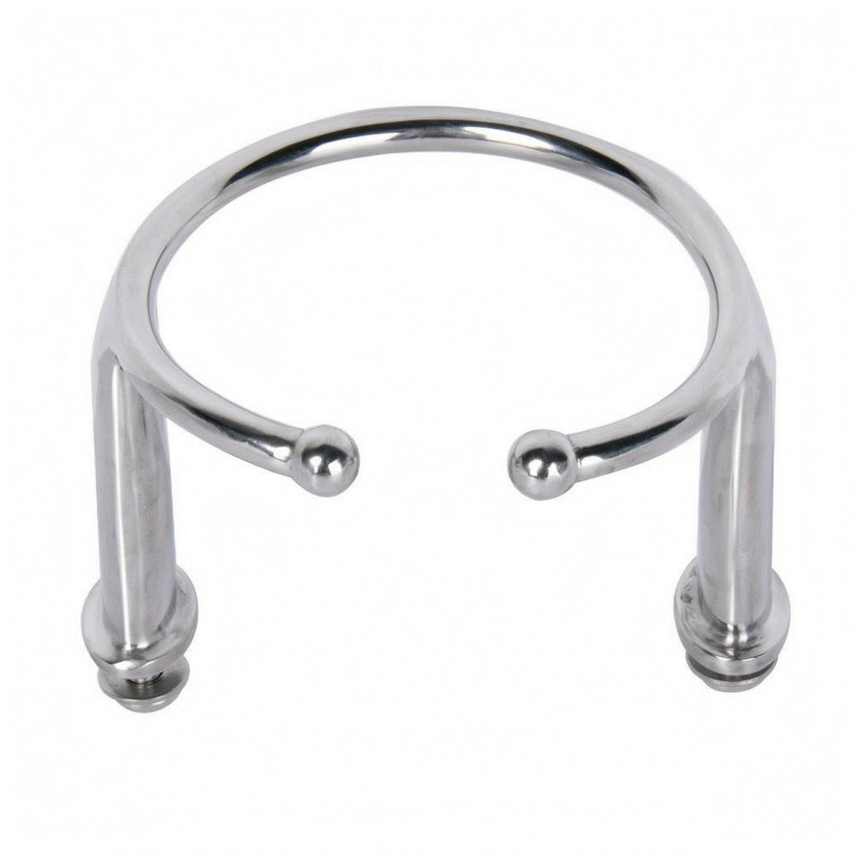Surface Mount Cup Holder Metal Drinkware Accessory Rounded Ends