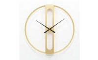 Metal Wall Clock Minimalist Geometric Wall Clock Decorative for Living Room