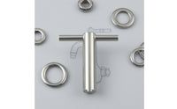 T-Shaped Retainer Removal Tool with Handle Aluminum Retainer Removal Tool Lightweight Long-Lasting for Bathroom