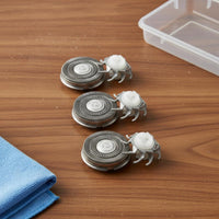 Electric Grooming Tool Head Assembly Easy Installation Electric Grooming Tool Replacement Blade Stainless Steel Rotary Grooming Device Replacement