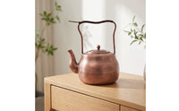 Hammered Kettle Traditional Copper Kettle Rustic Stovetop Teapot for Kitchen
