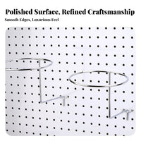 Pegboard Hat Rack Long-Lasting Cap Holder Pegboard Hook Rust-Resistant