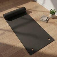 Two-sidedSided Exercise Mat with Hanging Holes Cushioned Hanging Exercise Mat Rollable Fitness Pad Shock Absorbent for Home Gym