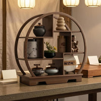 Atmospheric Decoration Chinese Wedding Dessert Table Set DIY Setup Auspicious Cloud Display Shelf Vintage Wooden Pastry Stand for Engagement Party, Banquet