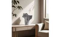 Sculptural Vase Irregular Resin Vase Faceted Vessel for Hotel Foyer