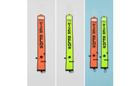 High-Visibility Inflatable Surface Marker Buoy Durable Surface Marker Buoy Portable Signaling Tube with Metal Loop Compact for Scuba Divers, Snorkelers, Snorkeling, Boat Trips