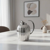 Stainless Steel Pitcher Luxury Style Metal Water Pitcher Gift Idea Metal Water Jug for Display