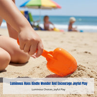 Kids Beach Sand Shovel Set, Watering Can, Sand Sieve, Small Size, Bath and Water Play, Random Color