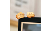6 Pieces Kawaii Bread Figurine Cute Bread Figurines Lightweight Monitor Figurines Long-Lasting for Office Workers, Teens