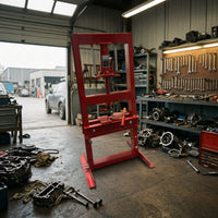 6 Ton Shop Press Heavy-Duty Hydraulic Shop Press Heat-Treated for Garage, DIYers
