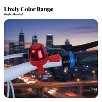 Easy to Install Cycle Bell Long-Lasting Aluminum Alloy Bike Bell Compact Design for Commuters, Kids, City Commuting, Street Riding