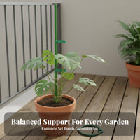Climbing Plant Support Movable Clips Climbing Plant Pole Flower Stem Holder for Indoor, Potted Plants, Outdoor