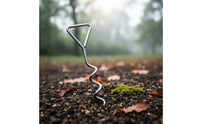 Galvanized Spiral Tent Stake Easy to Install Spiral Ground Anchor Rust Resistant Spiral Tent Anchor for Yard, Garden