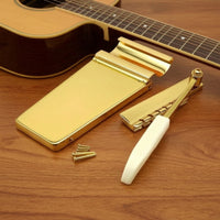 Guitar Vibrato Tailpiece with Tremolo Arm Vintage-Style Guitar Vibrato Tailpiece Assembly Complete for Guitarists