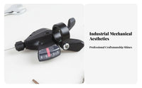 Cycle Lever Gear Selector Precise Shifting Lever Gear Selector Set Mountain Bike Gear Lever Ergonomic Levers Handlebar Gear