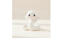 Snake Figurine Cute Ceramic Snake Shiny Sculpture for Shelf