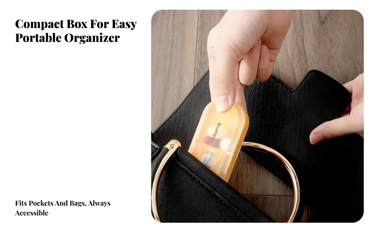 Splitter Box Easy to Use Splitter Box Precision Cutting 2 in 1 Cutter Organizer for Frequent Movers, Caregivers, Travel, On the Go, Office
