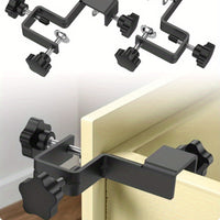 2 Pieces Drawer Front Installation Clamp Stepped Bracket Home Tool Sturdy