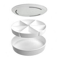 Removable Segments Sensory Play Tray Shallow Lid Sectioned Sensory Tray Molded Construction Children'toy Even Surface