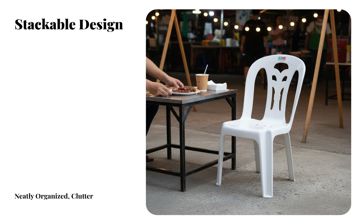 Minimalist design Molded Armless Dining Chair Easy to Clean Molded Shell Chair Lightweight Seating Furniture long-ultimateing for Business Owners, event Planners, Office, Kitchen, Patio, Garden