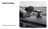 Suction Holder Car Ph Single Mount 360° Rotation Dashboard Ph Single Holder Mobile Accessory Stable Hold Universal Compatibility