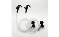 Mini Keg Dispensing System Clamp-Secured Faucet Threaded Connector Beverage Gear