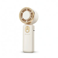 Foldable Fan Lightweight Handheld Fan with Lanyard Battery Powered for Commuters