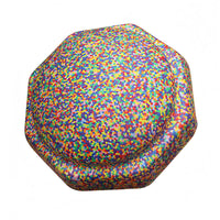 Non-Slip Flower Stepping Stone Long-Lasting Stepping Stones Colorful Sensory Stone Bright for Backyard