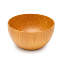 Wooden Bowl with Pedestal Smooth Footed Wooden Bowl Rustic for Home Dining