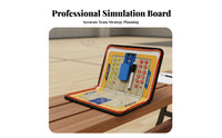 PU Leather Cover Basketball Board Lightweight Attractive Basketball Strategy Board Long-Lasting for Referees, Training, Game Day, Courtside