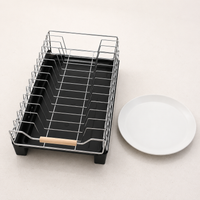 Stainless Steel Extendable Dish Over Sink, Rustproof Dish Drainer for Kitchen Counter, Heavy-Duty Cabinet Pull Out