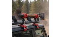 4 Pieces Easy to Install Rubber Clamp with Mounting Hardware Long-Lasting Quick-Release Clamp Heavy-Duty Space-Saving for Utility Vehicle