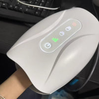 Heating Function Electric Hand Massager Acupressure Massage Hand and Wrist Massager Deep Kneading Personal Care Appliance Soothing Heat for Office Workers, Elderly, Gamers, Travel
