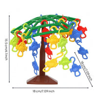 Monkey Balance Tree Game Colorful Hanging Monkey Balance Game Play Set Strategic Thinking Spatial Awareness for Children, Table
