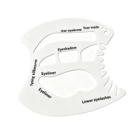 Multi-Functional Eye Makeup Guide Card